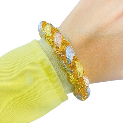 Rantai Tangan Dubai Love Emas, Chrome dan Rose Gold 916/24K