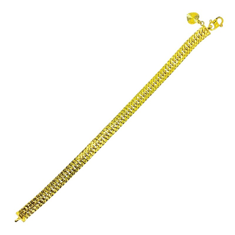 Rantai Tangan Lipan Kait 3 Emas 916/22K