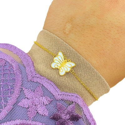 Rantai Tangan Rama-Rama Emas 916/22K