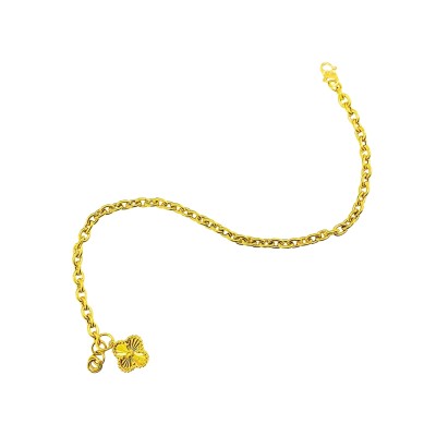 Rantai Tangan Clover Emas 916/22K Rantai Tangan Clover Emas 916/22K
