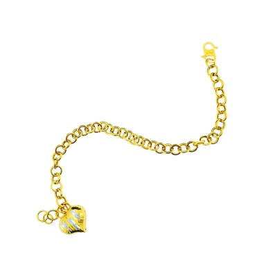 Rantai Tangan Kendi Love Emas dan Chrome 916/22K