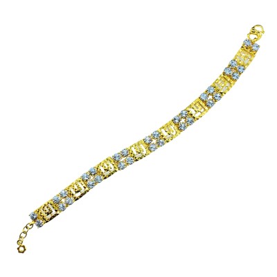 Rantai Tangan Audrey Emas dan Chrome 916/22K Rantai Tangan Audrey Emas dan Chrome 916/22K