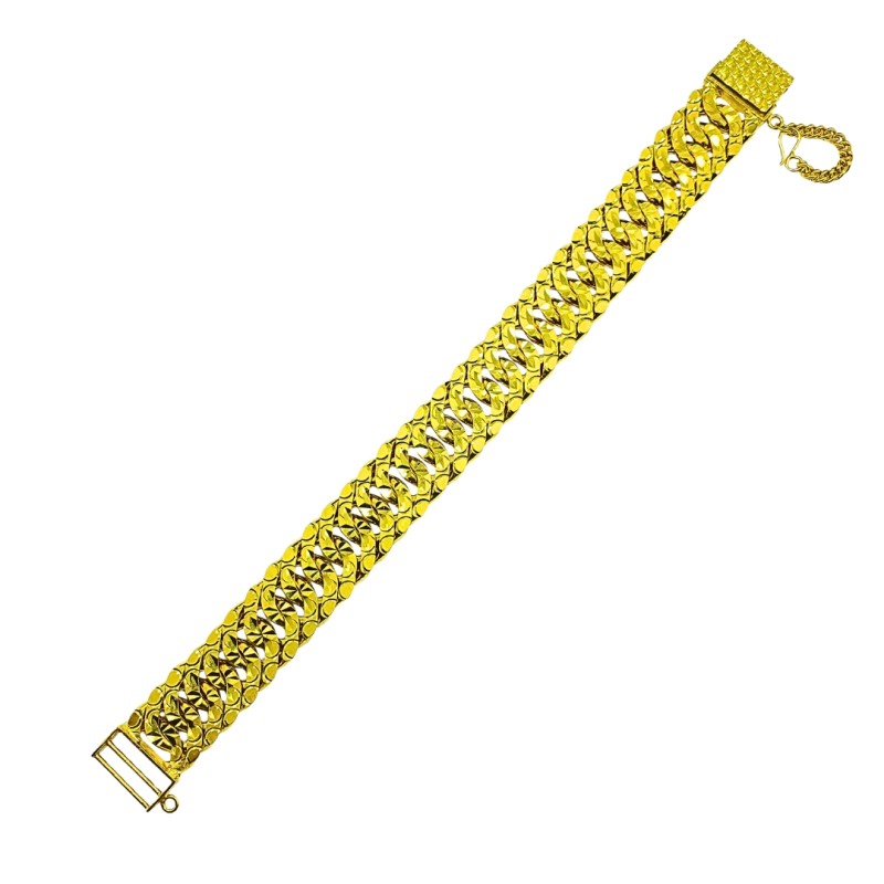 Rantai Tangan Melur Emas 916/22K