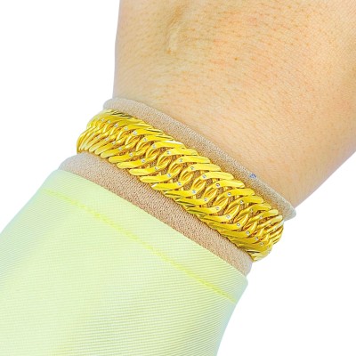 Rantai Tangan Putera Puteri Emas dan Chrome 916/22K