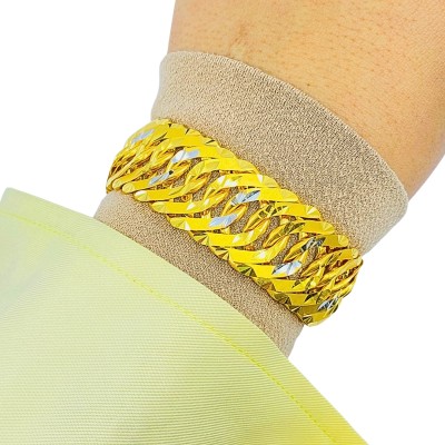 Rantai Tangan Lipan Emas dan Chrome 916/22K Rantai Tangan Lipan Emas dan Chrome 916/22K