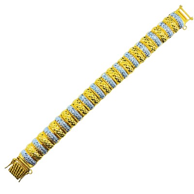 Rantai Tangan Pulut Dakap Emas dan Chrome 916/22K