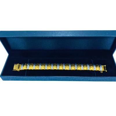Rantai Tangan Pulut Dakap Emas dan Chrome 916/22K
