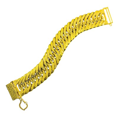 Rantai Tangan Lipan Kait 3 Emas 916/22K