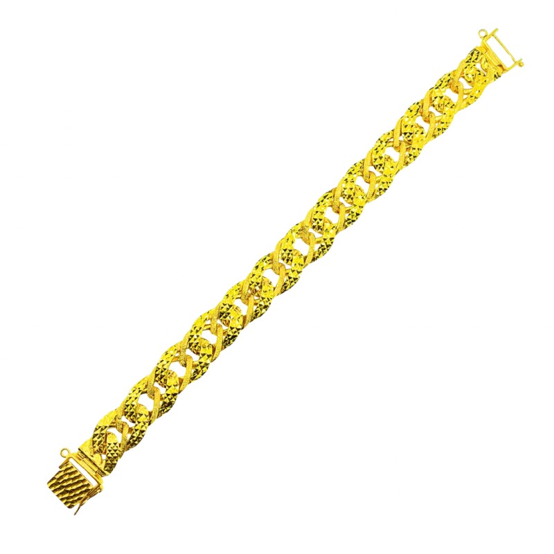 Rantai Tangan Jalin Emas 916/22K