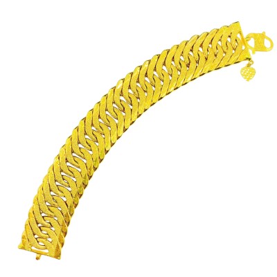 Rantai Tangan Lipan Kait 3 Emas 916/22K
