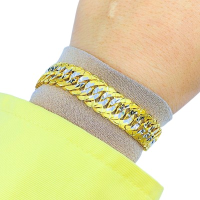 Rantai Tangan Melur Emas dan Chrome 916/22K
