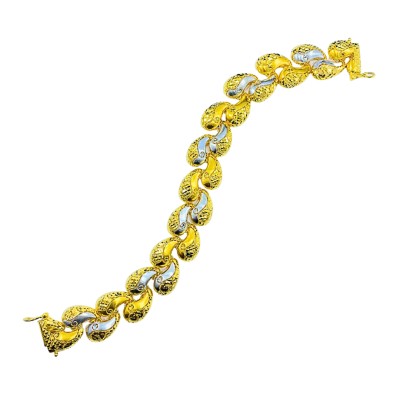 Rantai Tangan Dubai Emas dan Chrome 916/22K