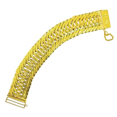 Rantai Tangan Lipan Kait 4 Emas 916/22K