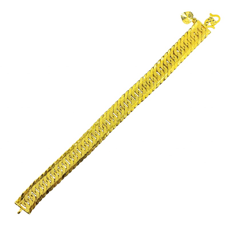 Rantai Tangan Lipan Kait 3 Emas 916/22K