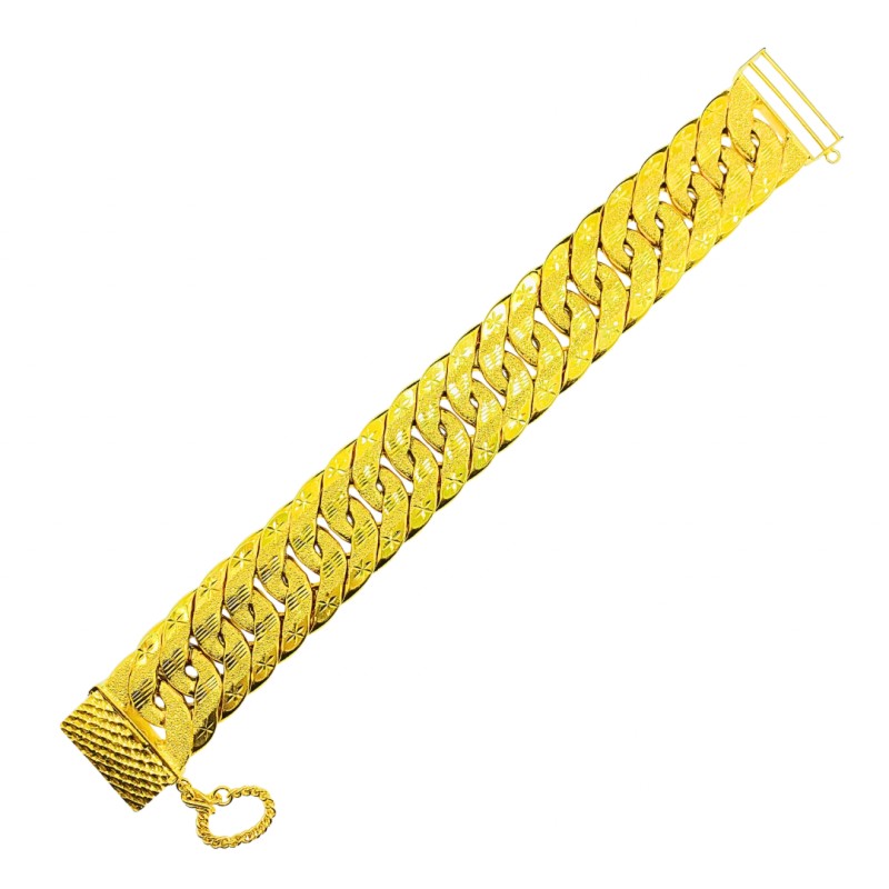 Rantai Tangan Lipan Kait 2 Emas 916/22K