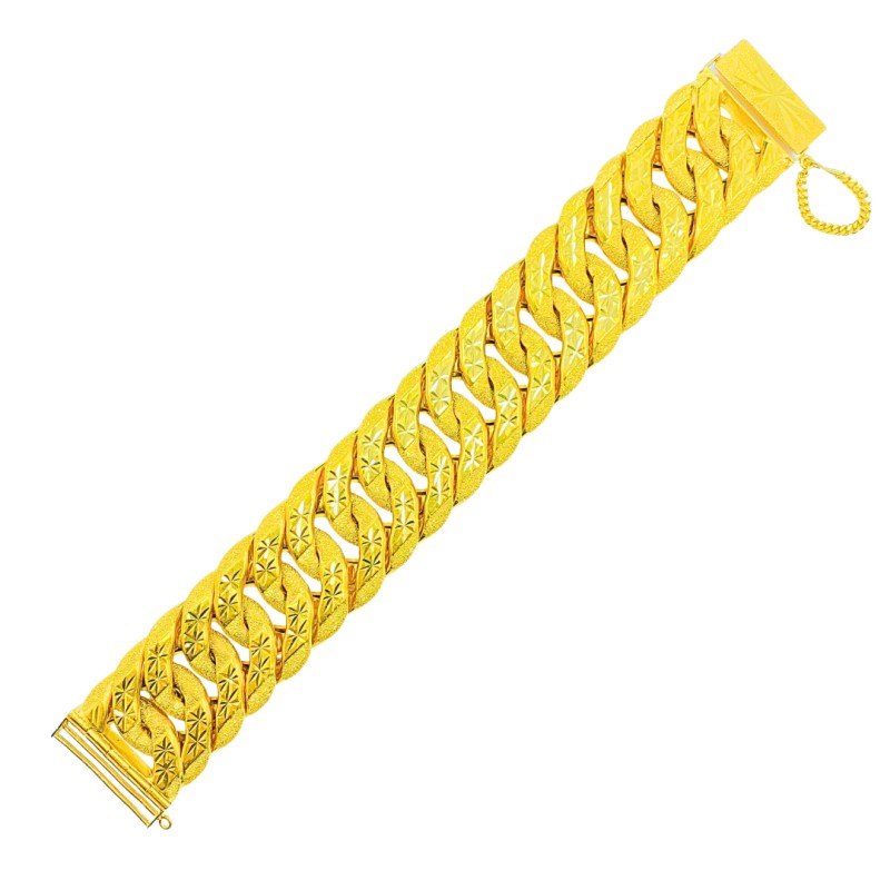 Rantai Tangan Lipan Kait 2 Emas 916/22K