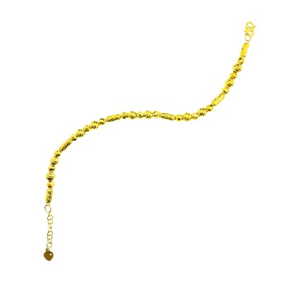 Rantai Tangan Boba Buluh Emas 916/22K