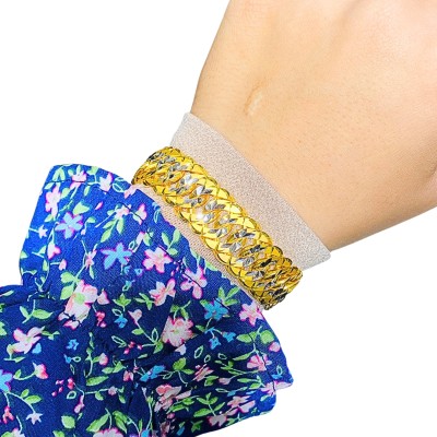 Rantai Tangan Melur Emas dan Chrome 916/22K