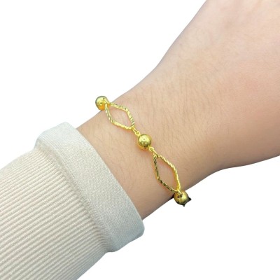 Rantai Tangan Boba Love Emas 916/22K
