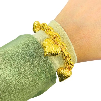 Rantai Tangan Sauh Love Emas 916/22K