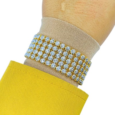 Rantai Tangan Diamond Cut Emas dan Chrome 916/22K