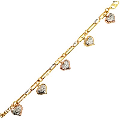 PAPERCLIP LOVE GANTUNG ROSEGOLD bracelet